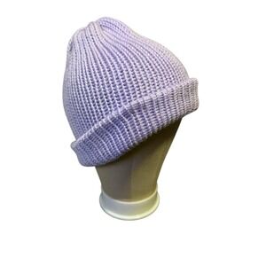 NEW knitted handmade beanie hat adult one size teen men women double layer thick